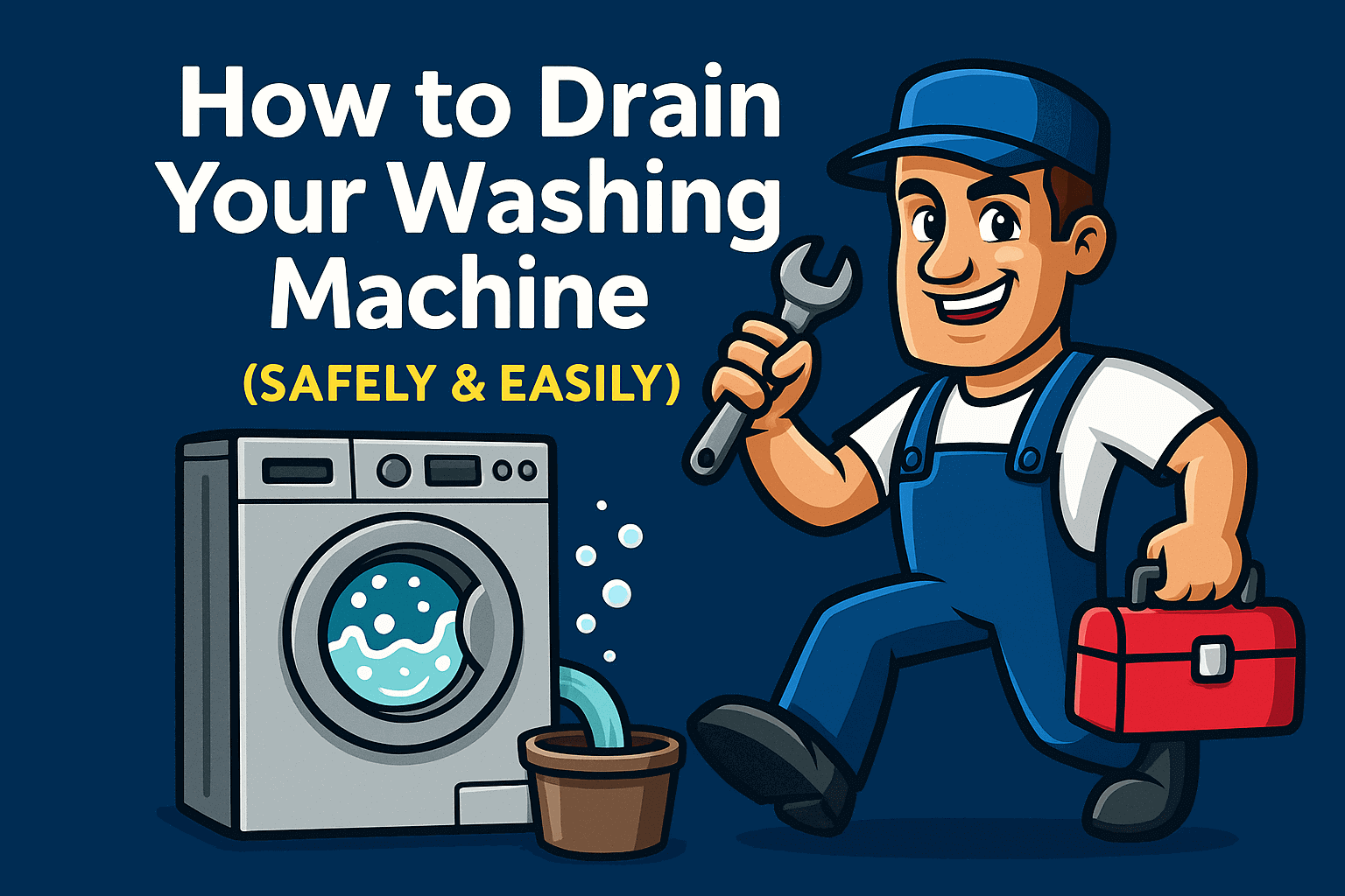 How to Drain Your Washing Machine (Safely & Easily) 🧺💧